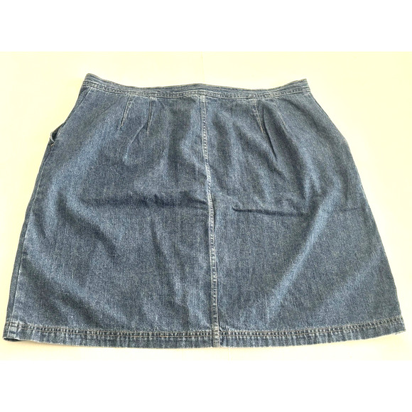 Women's Jean Skirt by CJ Banks Women’s Blue Jean Denim Skirt Skirt 18W - Picture 14 of 16